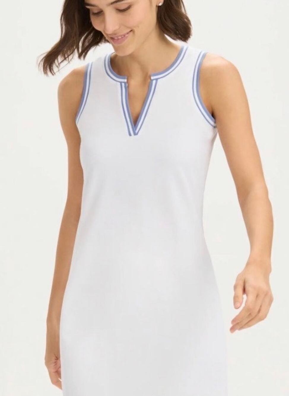 Renwick RNWK Striped Trim Dress Sz. XS